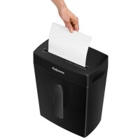 Fellowes Powershred P-42C Aktenvernichter mit Partikelschnitt P-4, 4 x 34 mm, bis 8 Blatt, schwarz