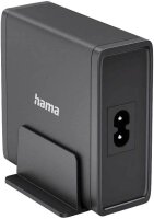 hama USB-Ladestation schwarz, Kabellänge: 1,2 m, 140 Watt