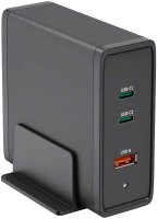 hama USB-Ladestation schwarz, Kabellänge: 1,2 m, 140 Watt