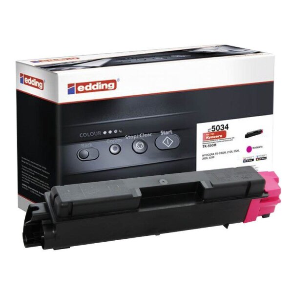 edding EDD-5034  magenta Toner kompatibel zu KYOCERA TK-590M