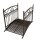 Garden Pleasure Teichbrücke YASUR Metall dunkelbraun gebogen 136,0 x 80,0 x 91,0 cm, 1 St.