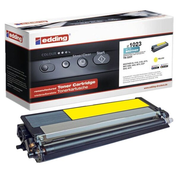 edding EDD-1023  gelb Toner kompatibel zu brother TN-320Y