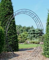 Garden Pleasure Rankgitter LAMOS Metall schwarz oval...