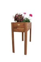 Garden Pleasure Hochbeet AZALEA Holz braun rechteckig 100,0 x 40,0 x 84,0 cm, 1 St.