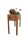 Garden Pleasure Hochbeet AZALEA Holz braun rechteckig 100,0 x 40,0 x 84,0 cm, 1 St.