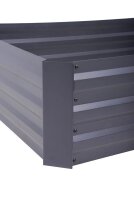 Garden Pleasure Frühbeet BOTANIKA Metall anthrazit rechteckig  120,0 x 90,0 x 30,0 cm, 1 St.
