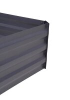 Garden Pleasure Frühbeet BOTANIKA Metall anthrazit rechteckig  120,0 x 90,0 x 30,0 cm, 1 St.