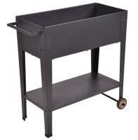 Garden Pleasure Hochbeet VIOLETTA Metall anthrazit...