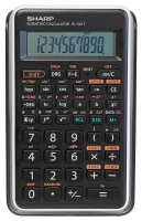 SHARP EL-501T Wissenschaftlicher Taschenrechner schwarz/weiß