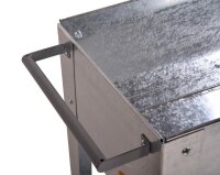 Garden Pleasure Hochbeet LAVANDIA Metall silber...