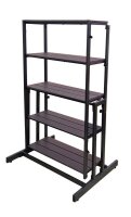 Garden Pleasure Blumentreppe TABORA Metall dunkelbraun...