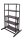 Garden Pleasure Blumentreppe TABORA Metall dunkelbraun rechteckig 70,2 x 29,5 x 131,0 cm, 1 St.