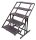 Garden Pleasure Blumentreppe TABORA Metall dunkelbraun rechteckig 70,2 x 29,5 x 131,0 cm, 1 St.