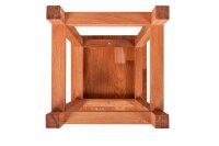 Garden Pleasure Pflanzenständer MAX Holz braun quadratisch 30,0 x 30,0 x 60,0 cm, 1 St.