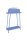 Balkonregal Shelfo blau 65,5 x 27,0 x 105,5 cm, 1 St.