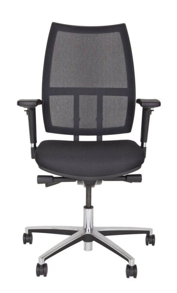 BISLEY Bürostuhl Maxime, DSM733 Stoff schwarz, Gestell chrom