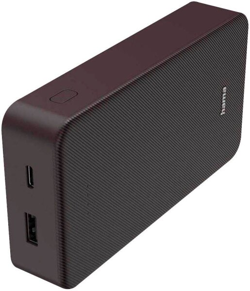 hama Colour 20 Powerbank 20.000 mAh Pflaume