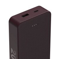 hama Colour 20 Powerbank 20.000 mAh Pflaume