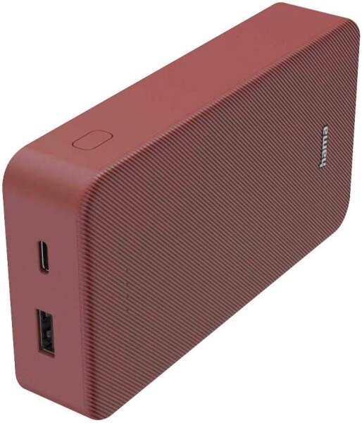 hama Colour 20 Powerbank 20.000 mAh rot