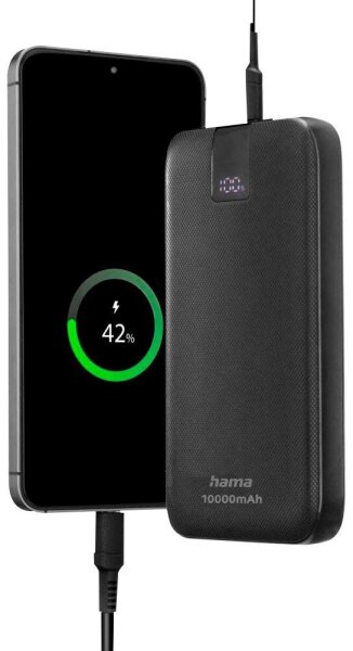 hama PD 10 Powerbank 10.000 mAh anthrazit