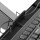 Neomounts höhenverstellbarer PC-Tisch schwarz für 1 Monitor, 1 Tastatur, 1 Maus, Tischbohrung, Wandhalterung