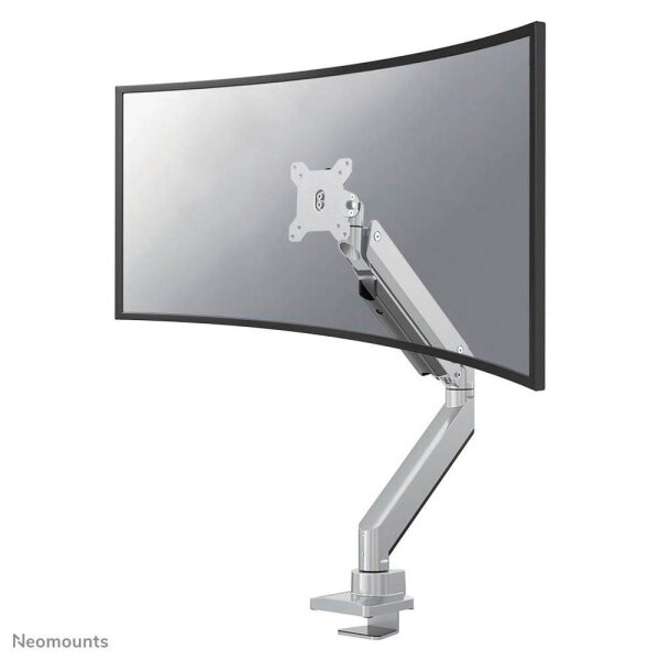 Neomounts Monitor-Halterung silber für 1 Monitor, Tischklemme