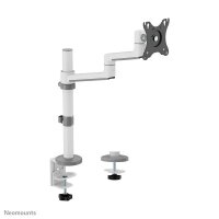 Neomounts Monitor-Halterung weiß für 1 Monitor, Tischklemme