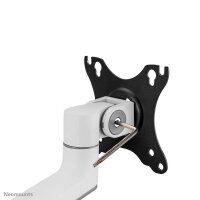 Neomounts Monitor-Halterung weiß für 1 Monitor, Tischklemme