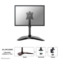 Neomounts Monitor-Halterung schwarz für 1 Monitor,...