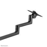 Neomounts Monitor-Halterung schwarz für 1 Monitor, 1 Notebook, Tischklemme
