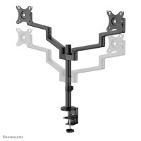 Neomounts Monitor-Halterung schwarz für 2 Monitore, Tischklemme