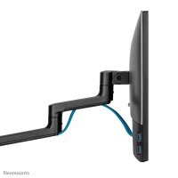 Neomounts Monitor-Halterung schwarz für 2 Monitore, Tischklemme