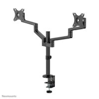 Neomounts Monitor-Halterung schwarz für 2 Monitore, Tischklemme