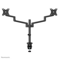 Neomounts Monitor-Halterung schwarz für 2 Monitore, Tischklemme