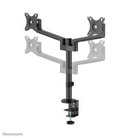 Neomounts Monitor-Halterung schwarz für 2 Monitore, Tischklemme