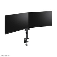 Neomounts Monitor-Halterung schwarz für 2 Monitore, Tischklemme
