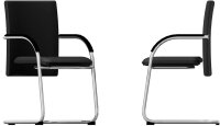 BISLEY Besucherstühle Classy BSFP2733 schwarz Stoff,...