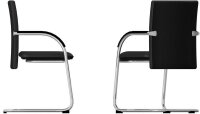 BISLEY Besucherstühle Classy BSFP2733 schwarz Stoff, 2 St.