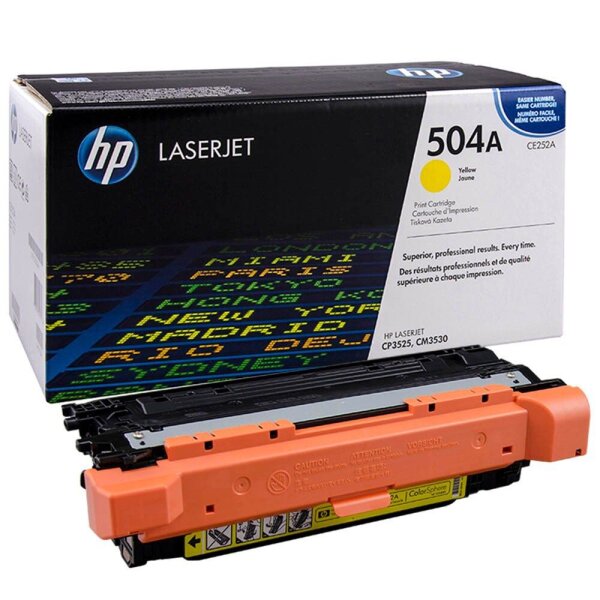 HP 504A (CE252A) gelb Tonerkartusche