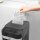 HP Pro Shredder Auto 200CC Aktenvernichter mit Partikelschnitt P-4, 4 x 20 mm, bis 200 Blatt, schwarz
