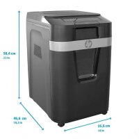 HP Pro Shredder Auto 200MC Aktenvernichter mit...