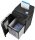 HP Pro Shredder Auto 400CC Aktenvernichter mit Partikelschnitt P-4, 4 x 12 mm, bis 400 Blatt, schwarz