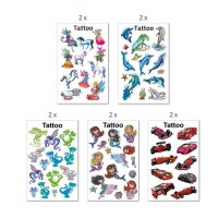 AVERY Zweckform Klebetattoo-Set 59993 Kindermotive, 124...