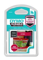 DYMO Schriftband D1 1978366, 12 mm, weiß auf rot, 1 St.