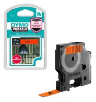 DYMO Schriftband D1 1978367, 12 mm, schwarz auf orange, 1...