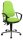 Topstar Bürostuhl Support® P Deluxe, 8179AG05 Stoff grün, Gestell chrom