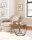 VASAGLE Couchtische-Set rund Spanplatte braun, 2 Set