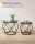 VASAGLE Couchtische-Set rund Spanplatte braun, 2 Set