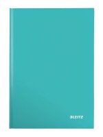 LEITZ Notizbuch WOW DIN A4 kariert, eisblau-metallic...