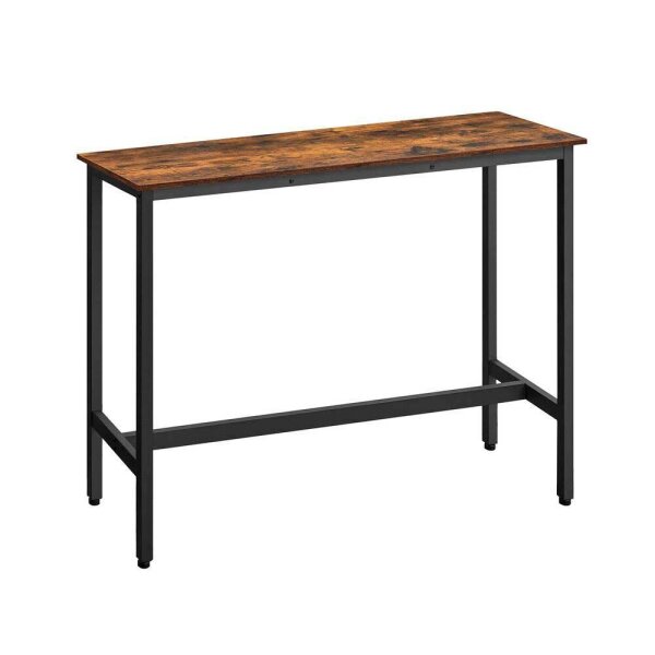 VASAGLE Bistrotisch rechteckig Spanplatte braun 100,0 x 40,0 x 90,0 cm, 1 St.